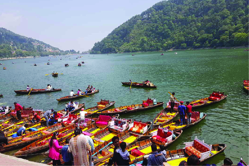 Boat Ride in Naini Lake in Nainital