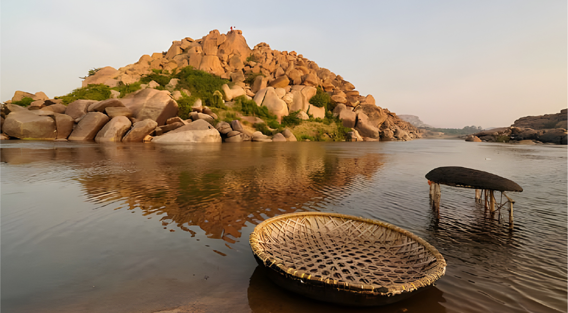 Coracle Ride on Tungabhadra River